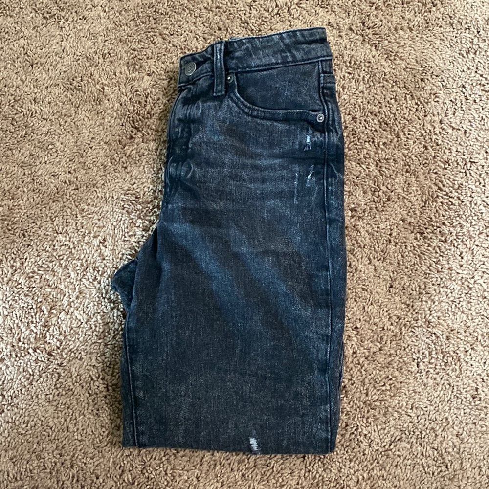 Old Navy Dark Gray Wash Jeans Size 2